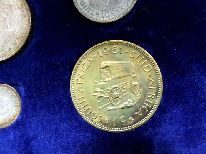 1961 RSA long proof set - No gold