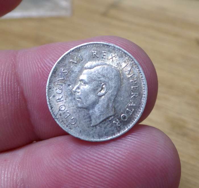 SA Union Threepence 1941 - Nice condition