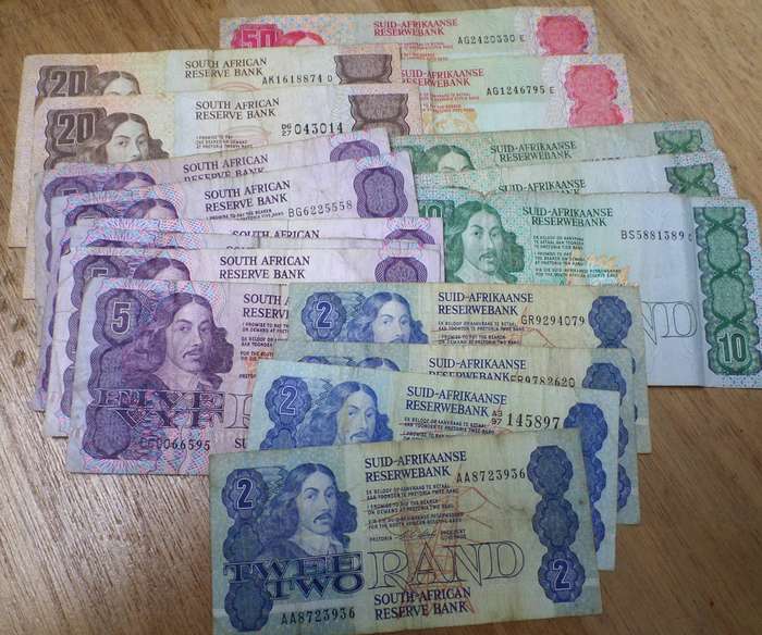 *R1 Auction* RSA - Lot of 218 Rand 1980/90's