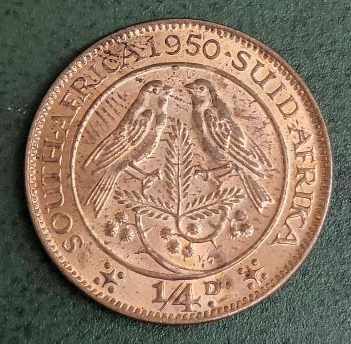 Union 1/4 Penny 1950