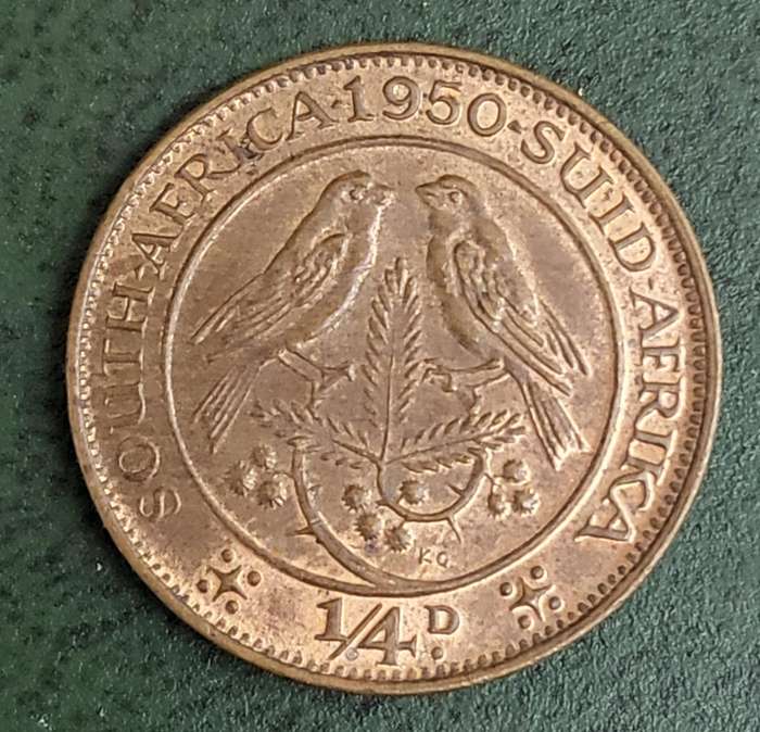 Union 1/4 Penny 1950