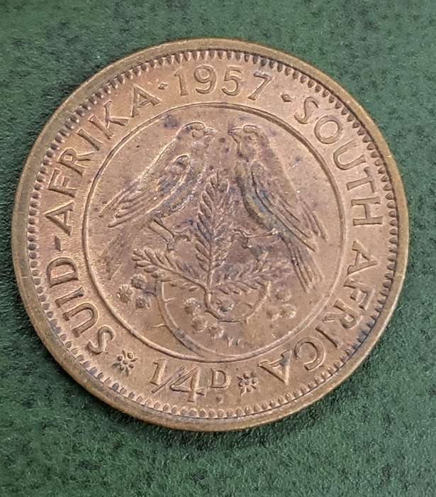 Union 1/4 Penny 1957