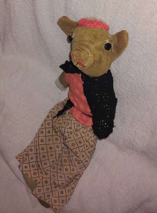 HANDMADE WORLD WAR 2 DOLL "MISS PIGGY"