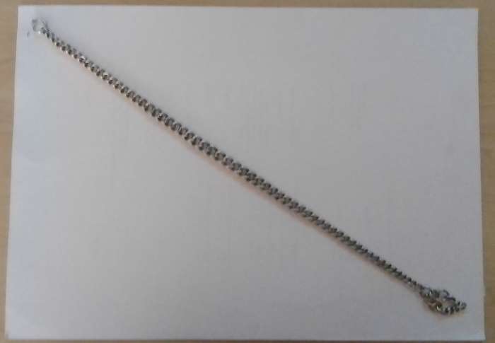 VINTAGE WATCH CHAIN AND FOB