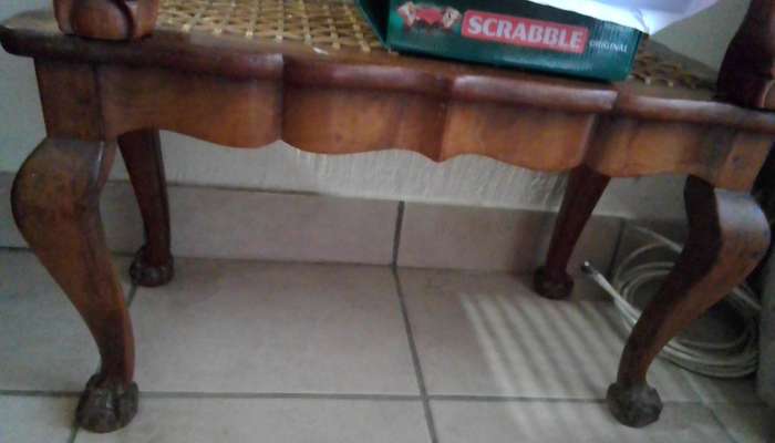 ANTIQUE MATCHING MORRIS CHAIRS  SOUTH AFRICAN STINKWOOD with free matching riempie stoel