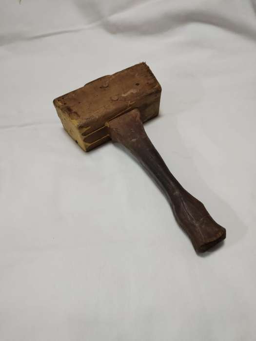 Antique Wood Mallet, Block/ Carving Chisel Hammer