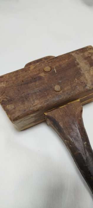 Antique Wood Mallet, Block/ Carving Chisel Hammer