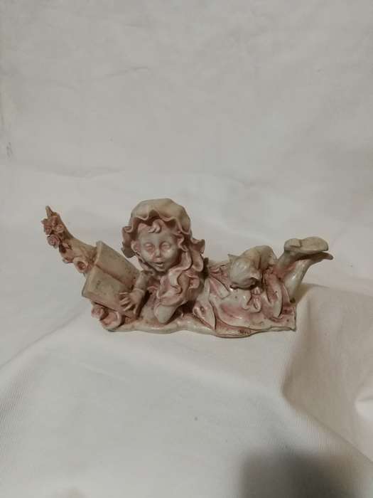 Reading girl and kitten Ornament