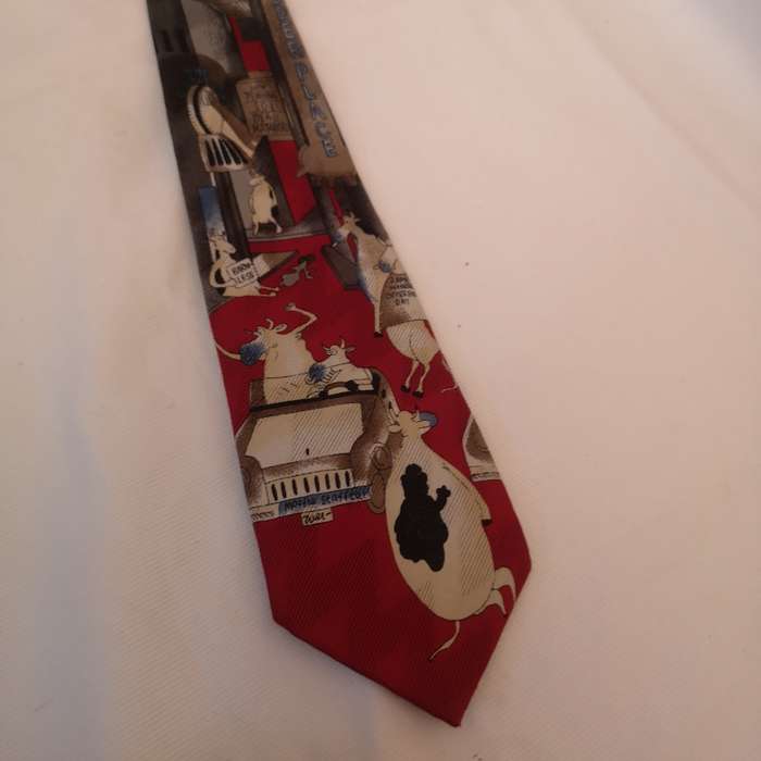 Vintage "The Far Side"Mens Tie- Udderplace
