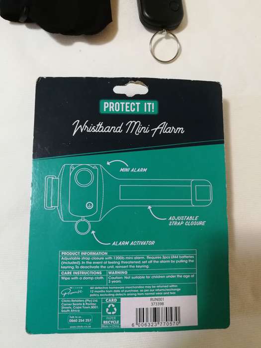 Wristband Mini Alarm - 120db super loud