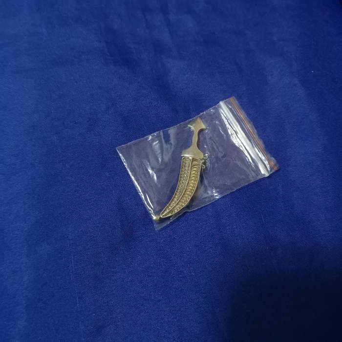 Antique Filigree Eastern Silver Dagger & Scabbard Brooch
