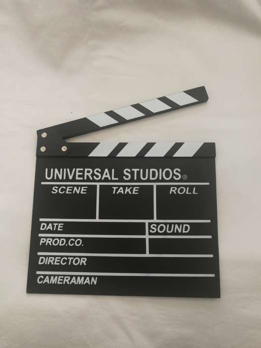 Clapperboard Sound sync, Movie Scene, Cinema, Photography, Prop or for Vlog Recording Hanging