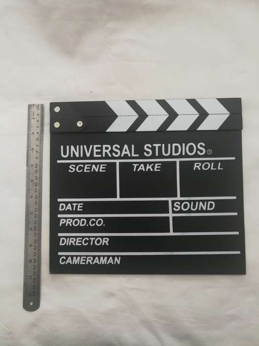Clapperboard Sound sync, Movie Scene, Cinema, Photography, Prop or for Vlog Recording Hanging
