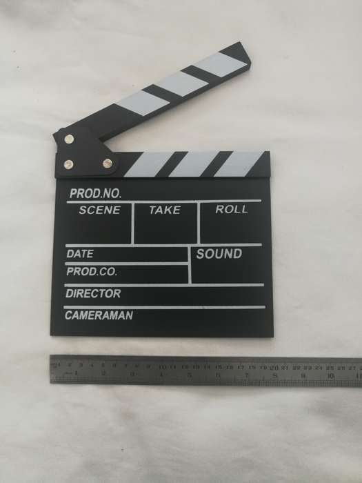 Mini Clapperboard Sound sync, Movie Scene, Cinema, Photography, Prop or for Vlog Recording Hanging