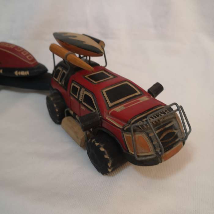 Handmade Bakkie in Solid Wood  & Jet Ski and Ranger.