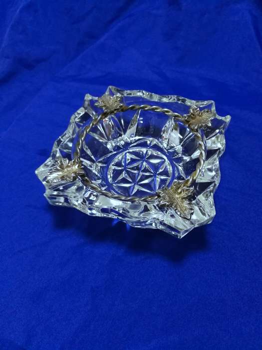 Vintage Ashtray Veropa Crystal Glass - Made in France