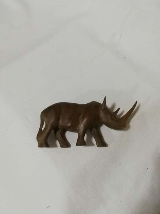 Rhino Vintage Hand Carved Rhinoceros Wooden