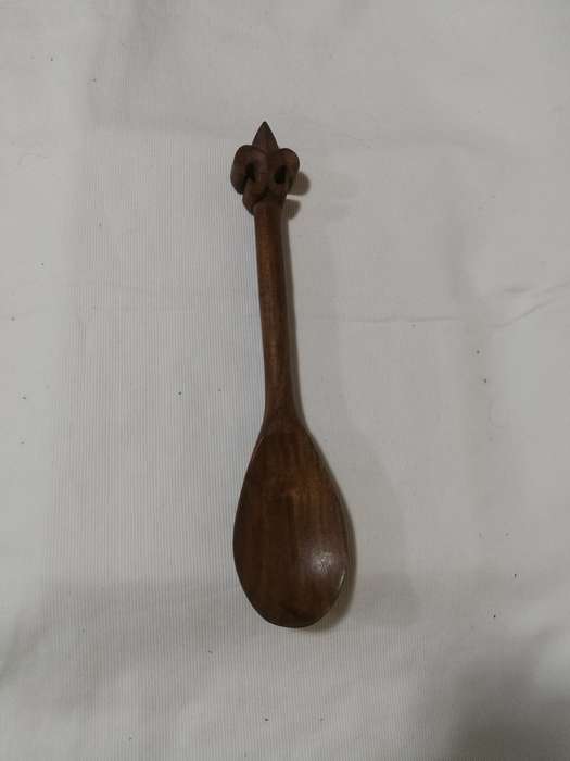 Handcarved Wooden Spoon. Vintage- Made in India