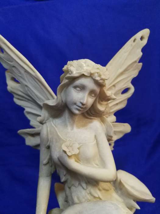 Fairy with Butterfly Wings Garden Statuette- Beautiful Smile