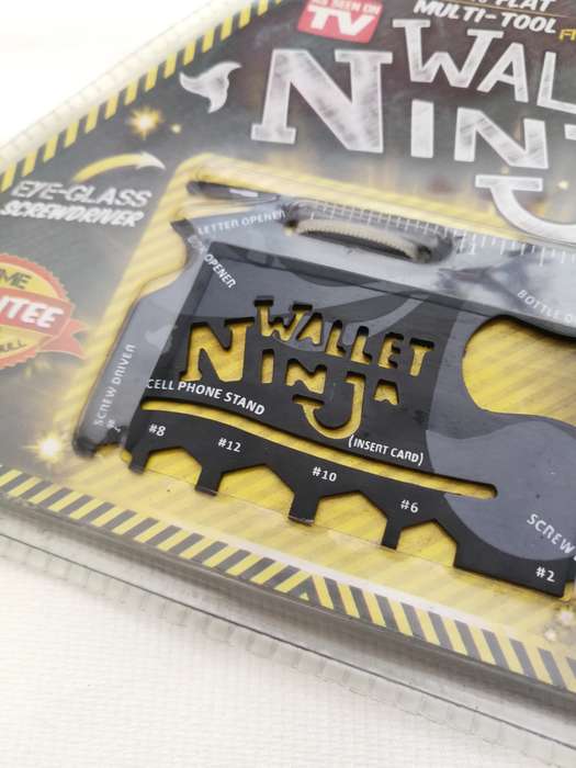 Ninja Wallet Multi Tool- Black