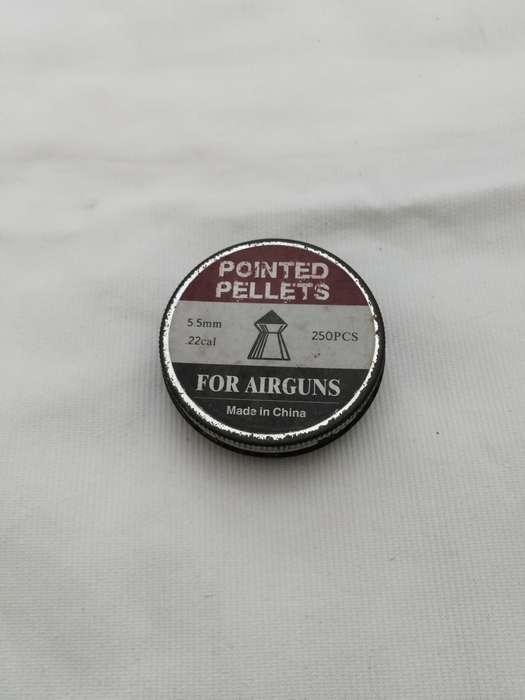 Pointed Pellets 5.5mm .22 Cal for Airguns. Qty 250