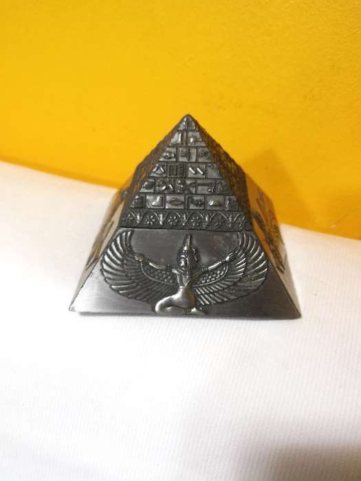 Egyptian Pyramid Trinket Box/ Paperweight- Vintage