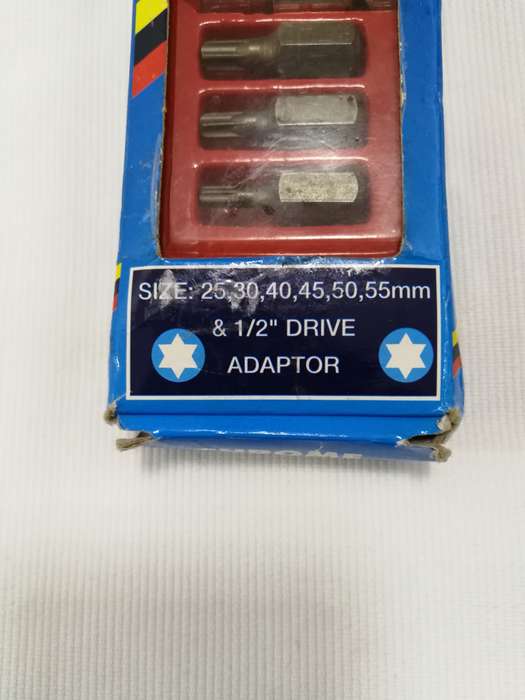 COARSE SPLINE BIT SET 7-PIECE CrV- Autogear