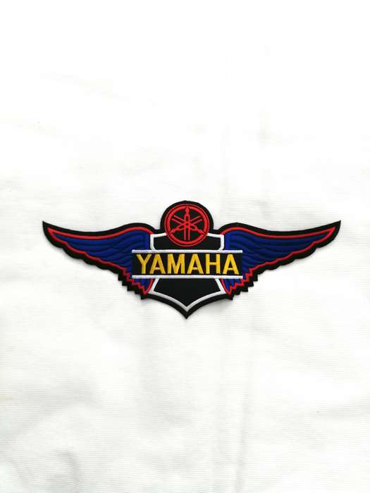 YAMAHA Motorcycles "Wings" Embroidered Iron on Patch- Vintage