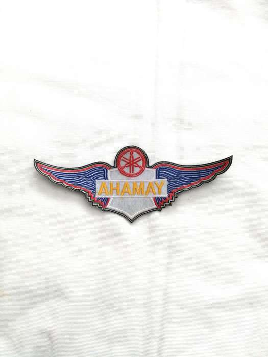 YAMAHA Motorcycles "Wings" Embroidered Iron on Patch- Vintage