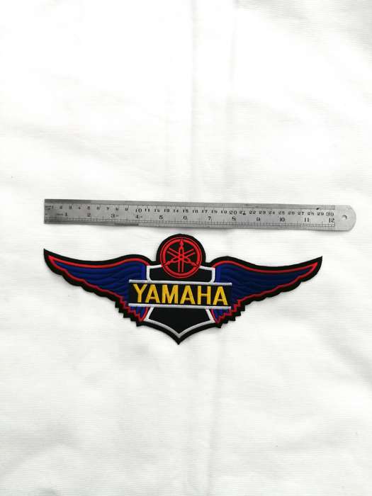 YAMAHA Motorcycles "Wings" Embroidered Iron on Patch- Vintage