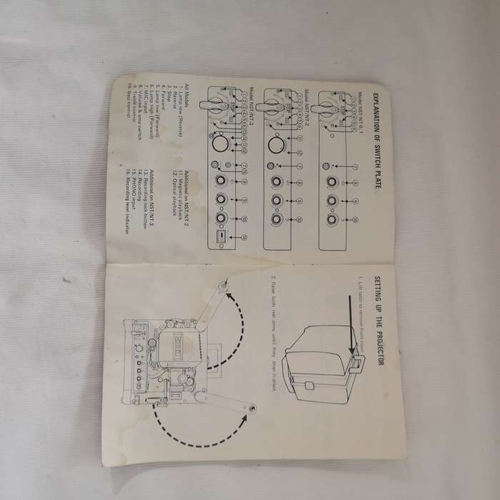 EIKI Japan NT-1 16 mm Film & Sound Projector- Reels and Dust Cover Included