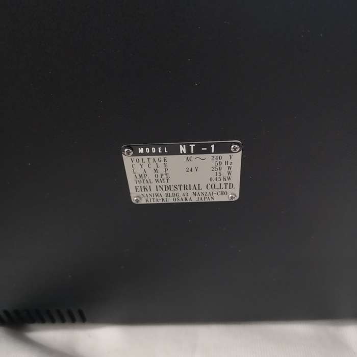 EIKI Japan NT-1 16 mm Film & Sound Projector- Reels and Dust Cover Included