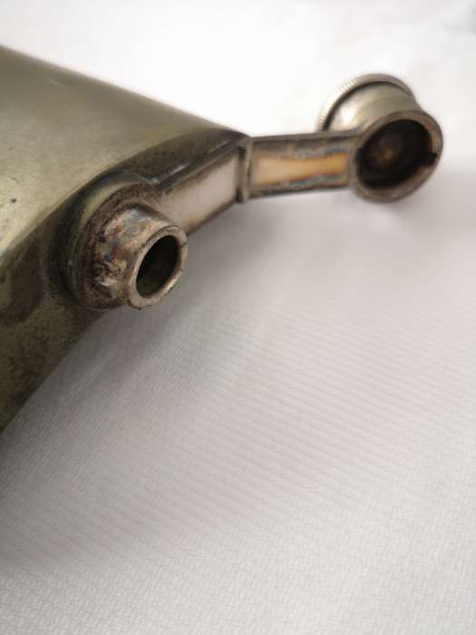 Antique Hip Flask Silver