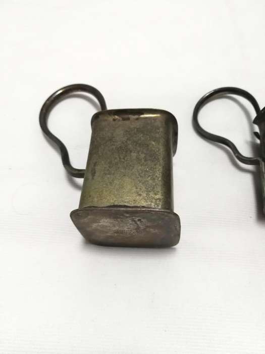 Cross Arrows Hallmarked Silver Plate Bottle Holder Set