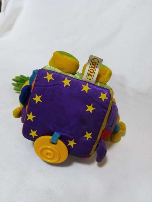 Tolo Educational Soft Plush Toys Farm Activity Play Cube. Small World Toys USA