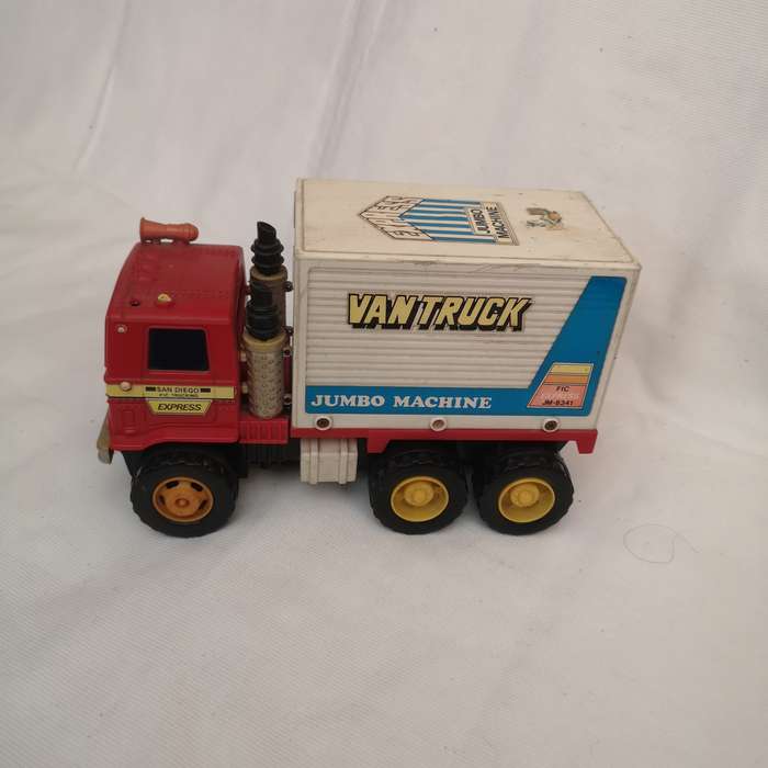 Toy Foundation Van Truck Jumbo Machine Trucking. Friction