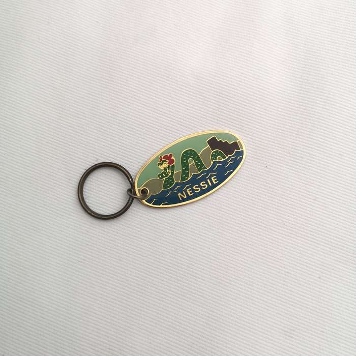Multi Color Nessie Scotland's Loch Ness Monster Collectible Keyholder- Vintage
