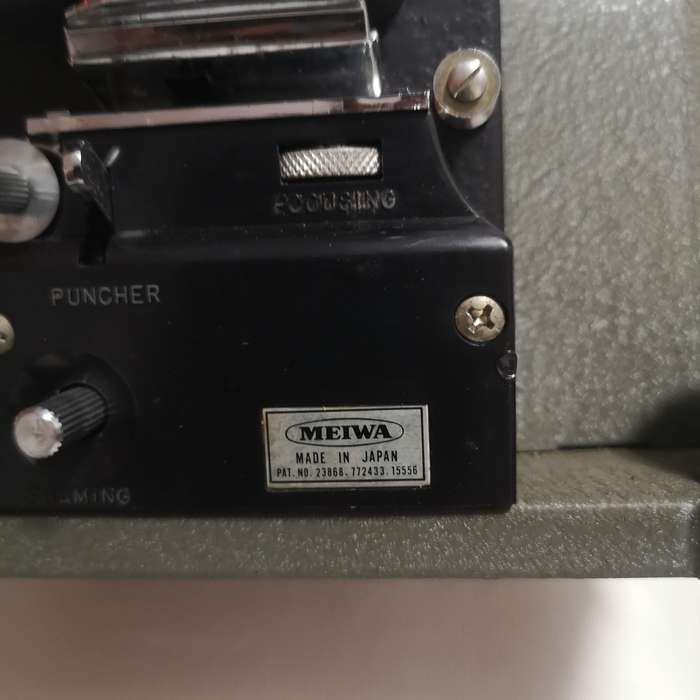 Vintage Meiwa Film Editor- Made in Japan- working