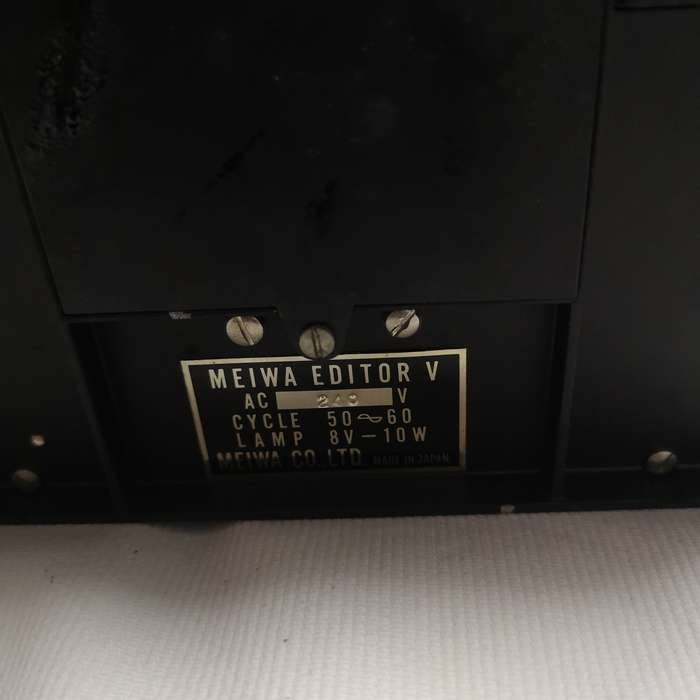Vintage Meiwa Film Editor- Made in Japan- working