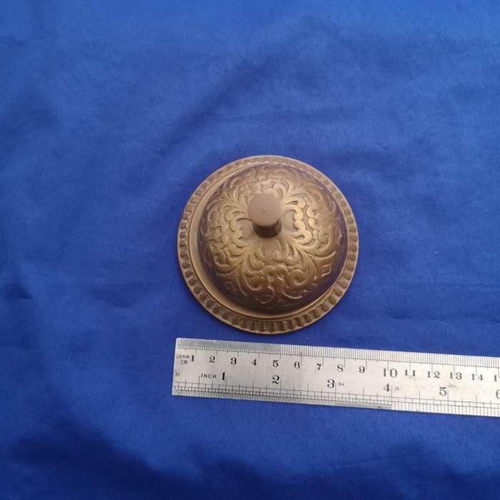 Antique brass desktop bell