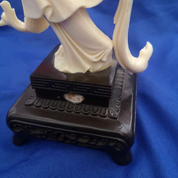 Vintage Painted Celluloid Geisha-Type Asian Woman Figurine By VITA - Hong Kong