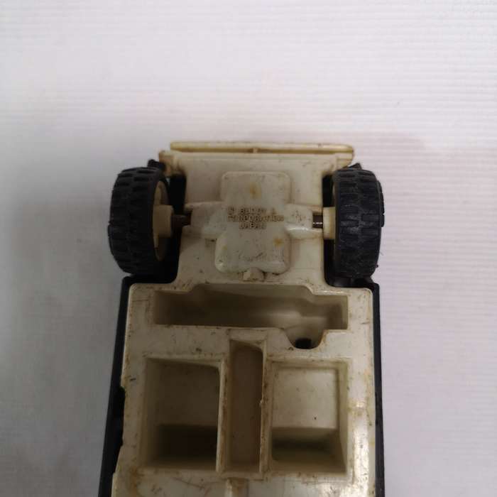 BUDDY L 5 Black POLICE Patrol CAR Toy TINPLATE Metal VINTAGE 1980 VW POLO
