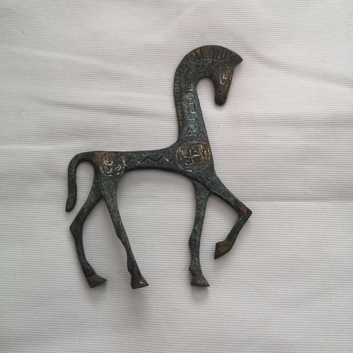 Antique Metal Horse - Possibly Greek Artifact