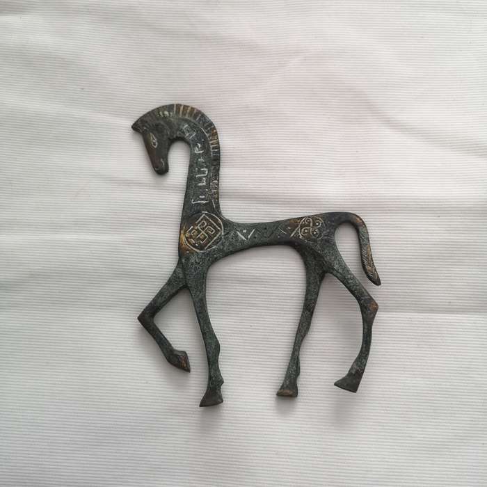 Antique Metal Horse - Possibly Greek Artifact