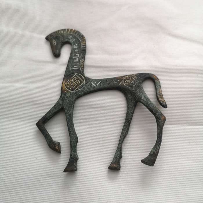 Antique Metal Horse - Possibly Greek Artifact