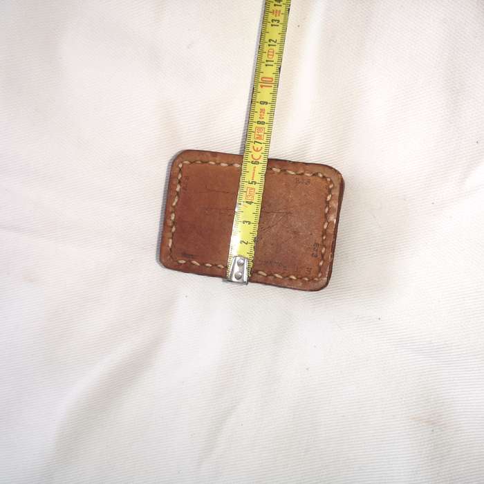 Iron block encased in thick leather- Vintage