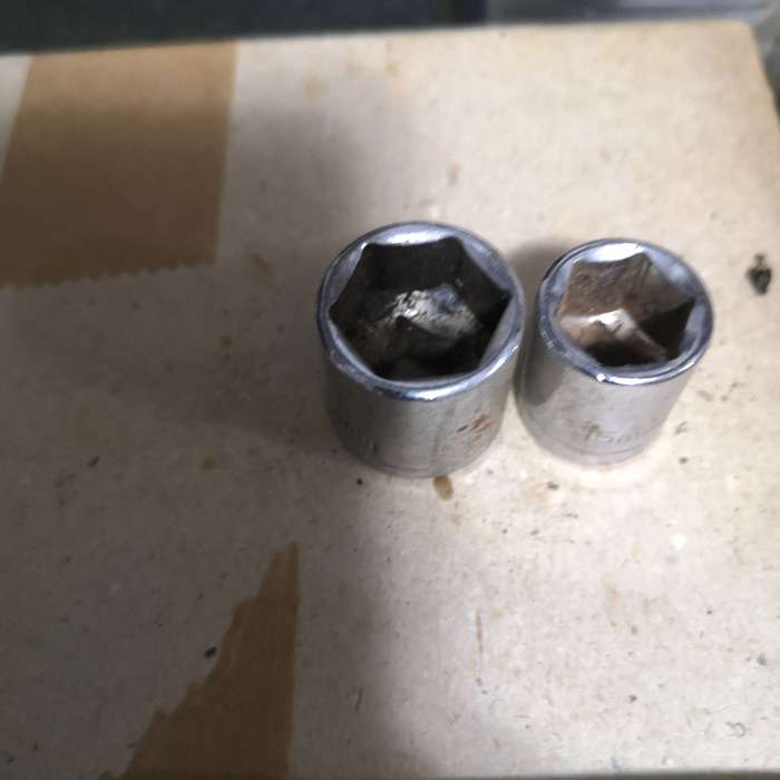 3/8 Ratchet Fit Sockets. Size 15 and 19