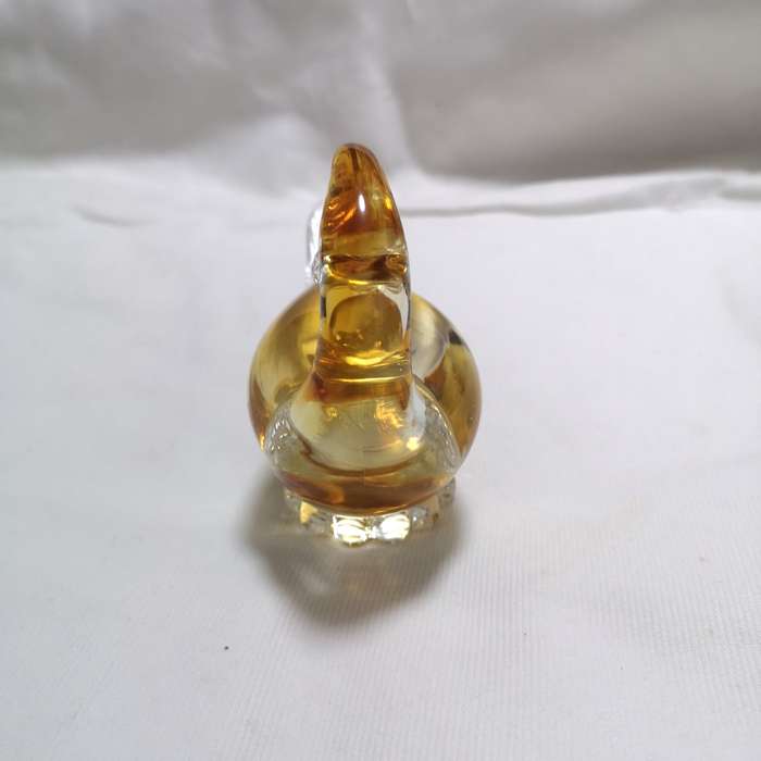 Murano Art Handmade Glass Yellow Gold Duck