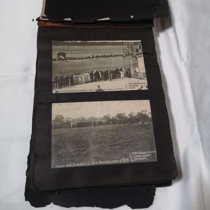 C Anderson Horse Racing Rare Photos in a Kodak Album from 1922 to 1933- Rare