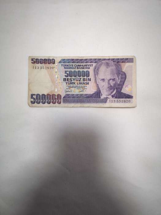 TURKEY 500000 Liras - Issue Date 1970 - Hard to Find